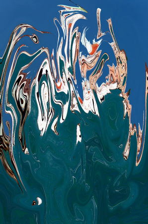 Colorful psychedelic liquefied backgroundの写真素材