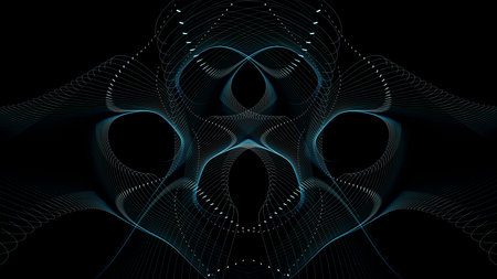 Colorful abstract fractal illustration