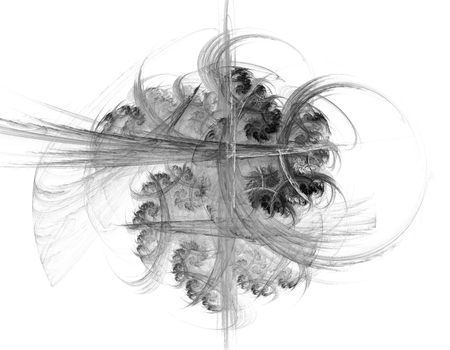 Abstract fractal illustration for creative designの写真素材