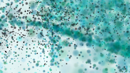Beautiful colorful bokeh blurred background defocused dots