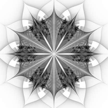 3D illustration of abstract fractal for creative designの写真素材