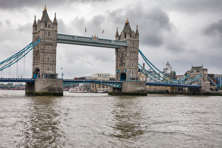 View of Tower bridge, London, England UK.の写真素材