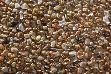close up sand background for mix concrete in construction industrialの写真素材