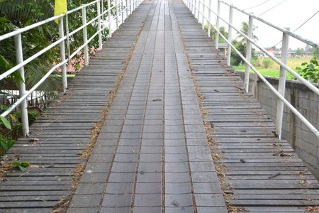 Wooden walkway