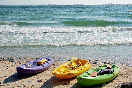 boat an seaの写真素材
