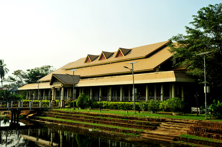PHETCHABUN, THAILAND â 29  SEPTEMBER 2019 : Nakornban Phetchabun Cultural Hall It is a large auditorium hall for the study concerning the history of Phetchabun.のeditorial素材