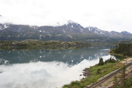 Alaska Whitehorse Skagwayの写真素材