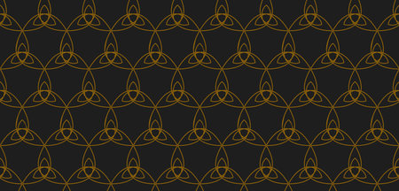 Grid seamless pattern. Luxury geometric abstract background. vector illustration.のイラスト素材