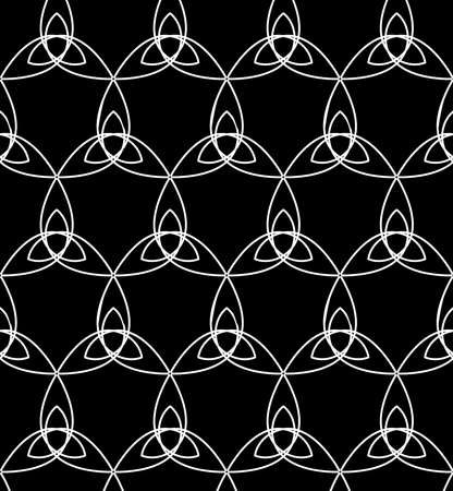 Grid seamless pattern. Luxury geometric abstract background. vector illustration.のイラスト素材