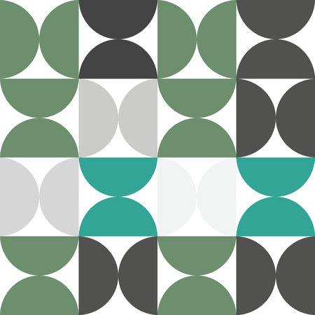 Seamless pattern with semicircles. vector illustration.のイラスト素材