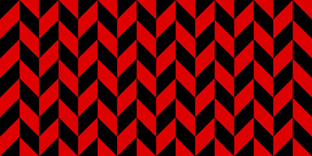 Zigzag geometric seamless pattern. Modern op art striped abstract background. vector illustration.のイラスト素材