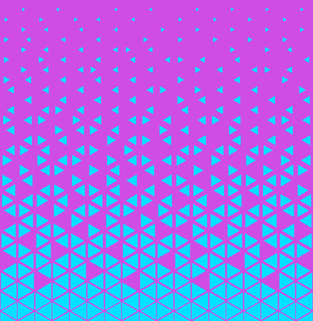 Halftone triangles pattern. Abstract geometric gradient background. Vector illustration.