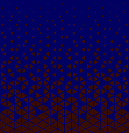 Halftone triangles pattern. Abstract geometric gradient background. Vector illustration.