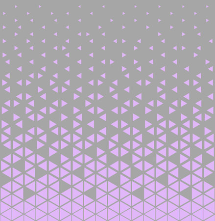 Halftone triangles pattern. Abstract geometric gradient background. Vector illustration.
