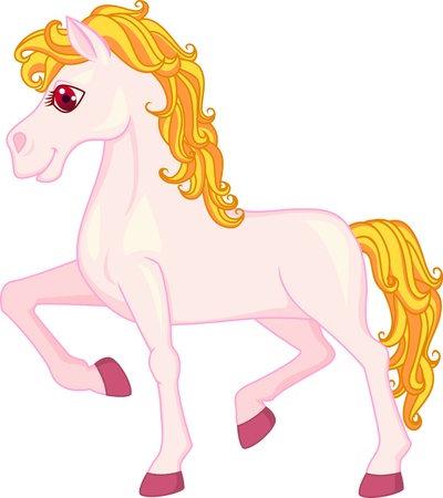 Pink horse のイラスト素材