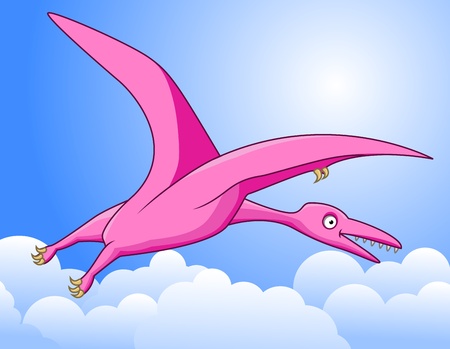 illustration of pterodactyl のイラスト素材