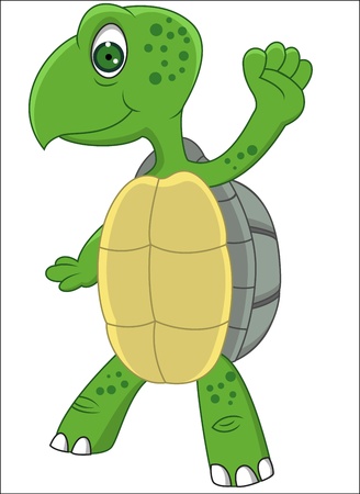 Turtle cartoonのイラスト素材