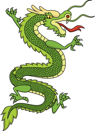 Chinese dragonのイラスト素材