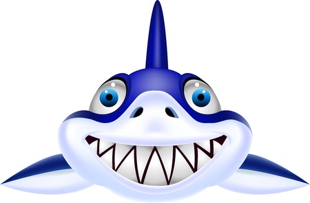 Shark headのイラスト素材