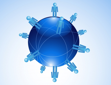 people connectionのイラスト素材