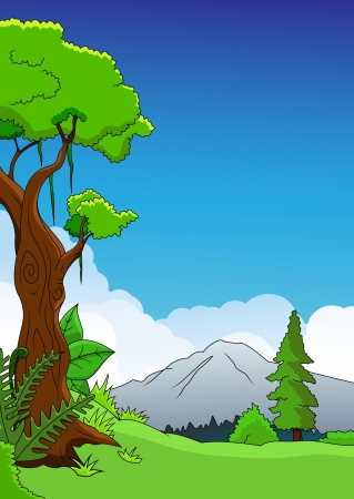 Nature backgroundのイラスト素材