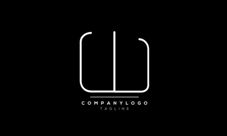 Alphabet-letters-Initials-Monogram-logo-Wの写真素材