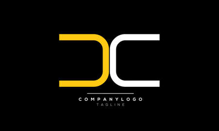 Alphabet-letters-Initials-Monogram-logo-DC,CD,D-and-Cの写真素材