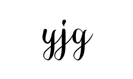 Abstract-Letter--Vector-Log-YJG-Design-Templateの写真素材