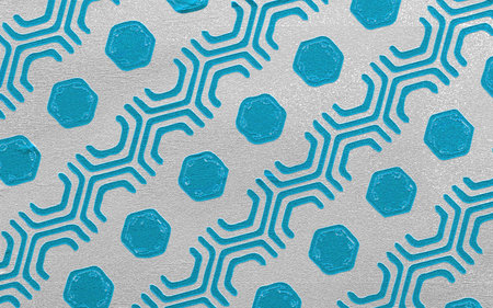 Abstract Background Hexagons design background with unique and attractive texture