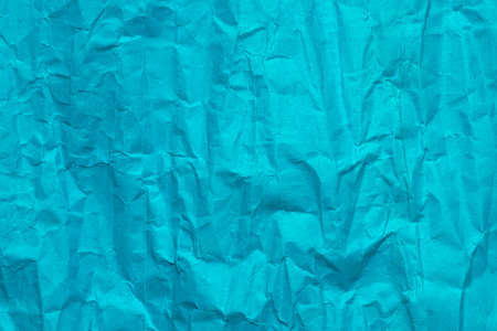 Blue Crumpled Paper Texture Grunge Background Paper Textureの写真素材