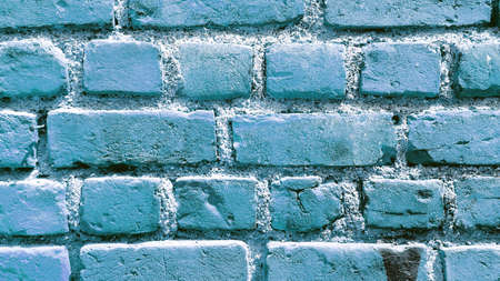 Rough Shabby Brick Wall Of Aged Buildingの写真素材