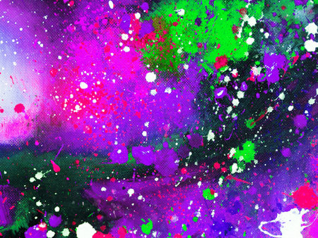 Hand Draw Colorful Watercolor Abstract Background Textured
