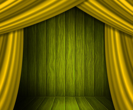 Curtain Spotlight Textureの写真素材