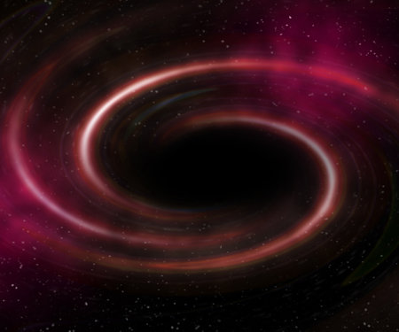 Black Hole Universe Backgroundの写真素材