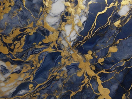 Marble patterned texture background. Marbles of Thailand, abstract natural marble black and gold.のイラスト素材