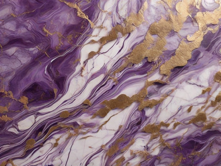 Marble abstract acrylic background. Marbling artwork texture. Agate ripple pattern. Gold powder.のイラスト素材