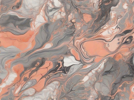 Marble abstract acrylic background. Marbling artwork texture. Agate ripple pattern. Gold powder.のイラスト素材