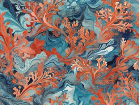 Marbled abstract background. Liquid marble pattern. Colorful marble backdrop.のイラスト素材