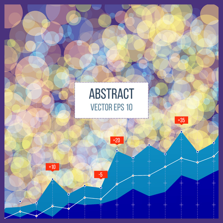 Business diagram graph chart. Investment growth. Financial strategy backgroundのイラスト素材