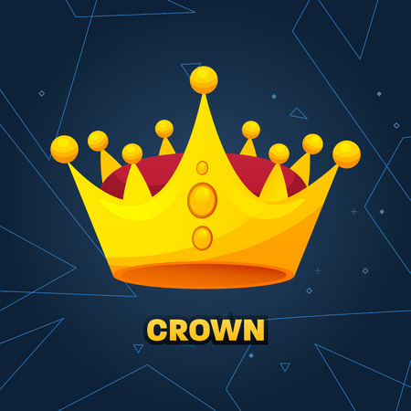 Gold crown. crown awards for winners, leadership. Royal king, queen.の写真素材