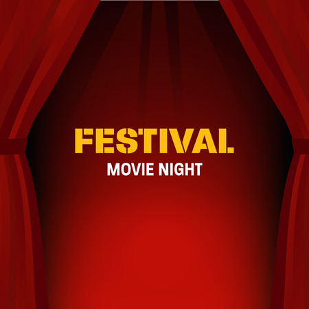 Cinema, movie time concept. Cinema or theater hall.のイラスト素材