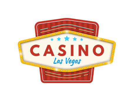 Casino Las Vegas. lucky, success, financial growth, money profit.のイラスト素材