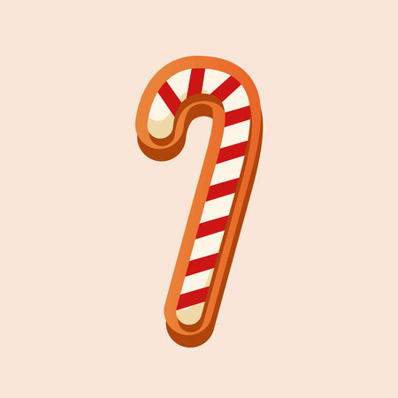 Christmas gingerbread with glaze. Sweet candy, New Years gift, holiday.のイラスト素材