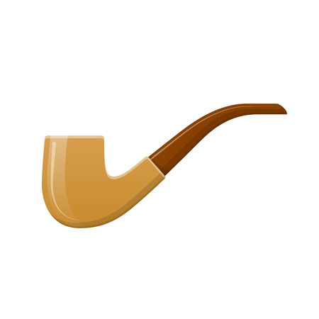 Smoke chimney, tube. Accessory for smokers, gentlemen, business people.のイラスト素材