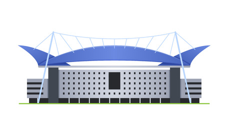 Sports stadium for football and the  Games, sports arenaのイラスト素材