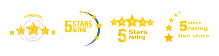 5 stars gold rating. Feedback, reviews, notifications, voting for collecting statistics.