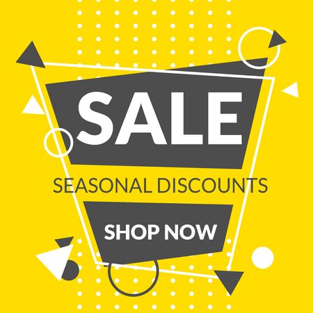 Memphis graphic retro funky graphic poster vectorのイラスト素材