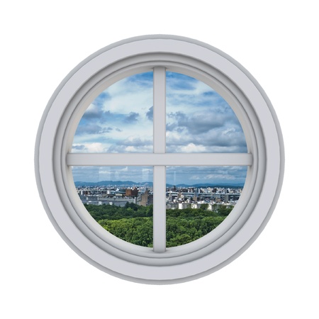 Round windowの写真素材
