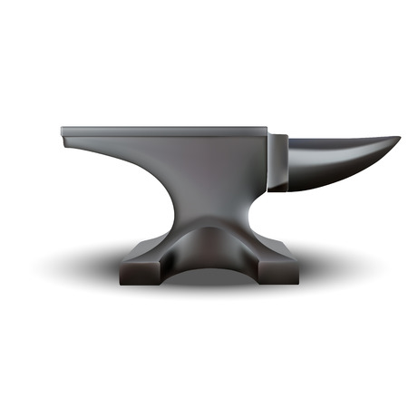 Anvil isolated on white background.の写真素材