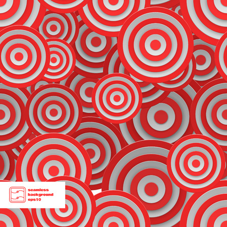 Abstract Colorful Seamless Circles Pattern. Vector illustrationのイラスト素材